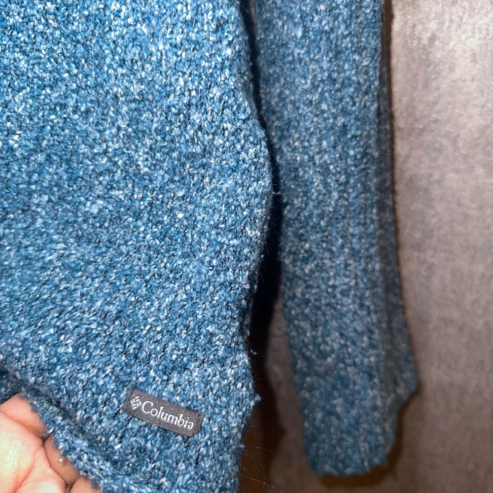 Columbia Women’s Sweater Top Size Medium Color Blue - Picture 6 of 12